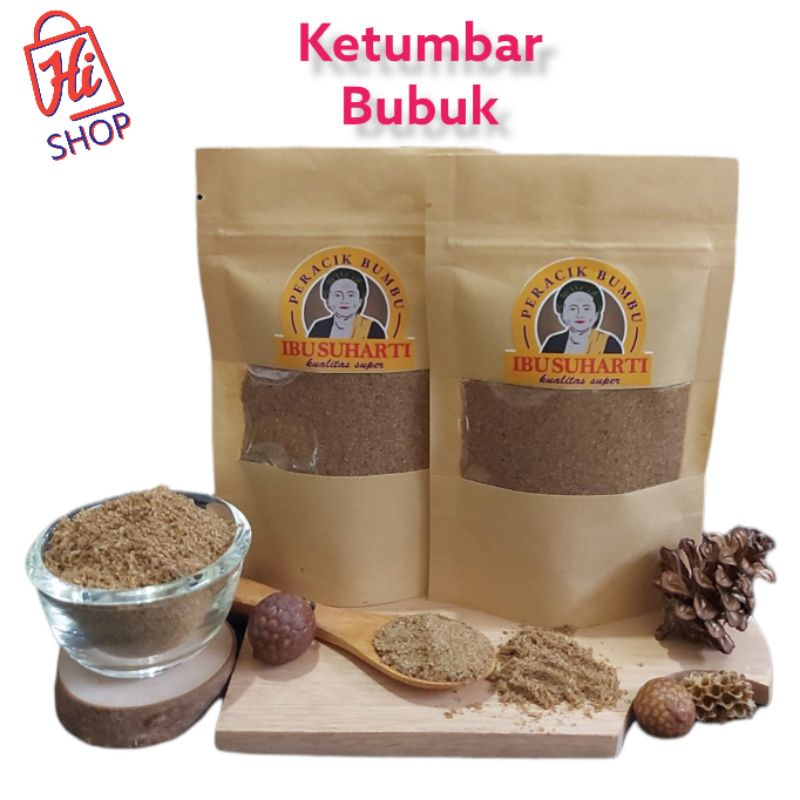 

Ibu Suharti - Rempah Ketumbar Bubuk Murni Bumbu Dapur Ketumbar Bubuk Pure Coriander Powder Kualitas Premium
