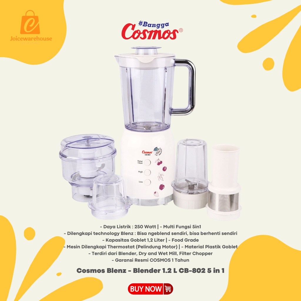 Cosmos Blenz - Blender 1.2 L CB-802 5 in 1