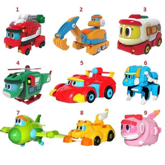 GOGO DINO Go Go Dinosaurs Robot Transformer Mainan Dinosaurus DISKON