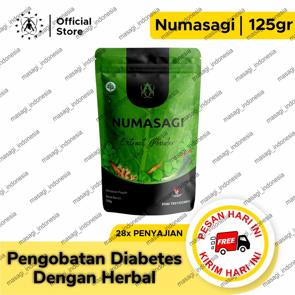 NUMASAGI 125grm - ( Obat Diabetes / Herbal Diabetes / Obat Penurun Gula Darah / Obat Kebas / masagi 