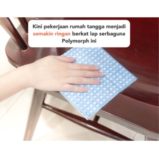 Kain Lap Multifungsi Polymorph Heavy Duty Isi 10 Sheet Murah