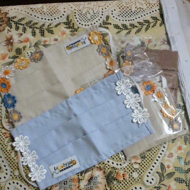 Masker Yuahijab Renda Import Ada Tempat Tisu