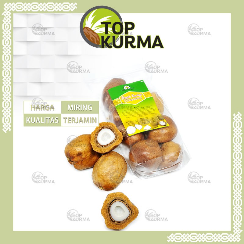 

Buah Zuriat Mesir Belah 1 Kg / Doum Promil Asli Siap Konsumsi