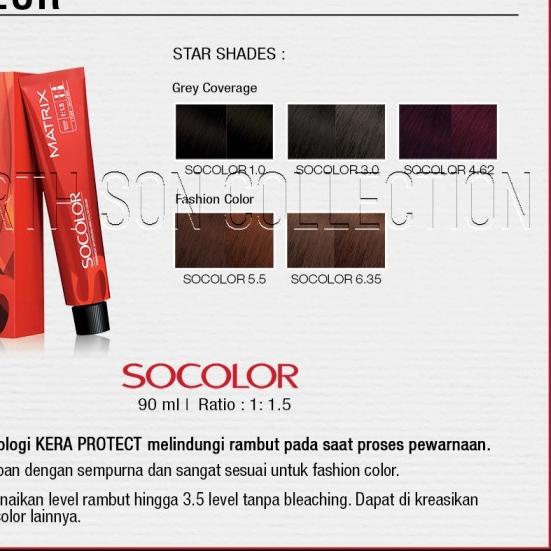 ♦ Matrix Socolor so color cat rambut pewarna semir rambut 90ml - socolor, 7.5 ➣