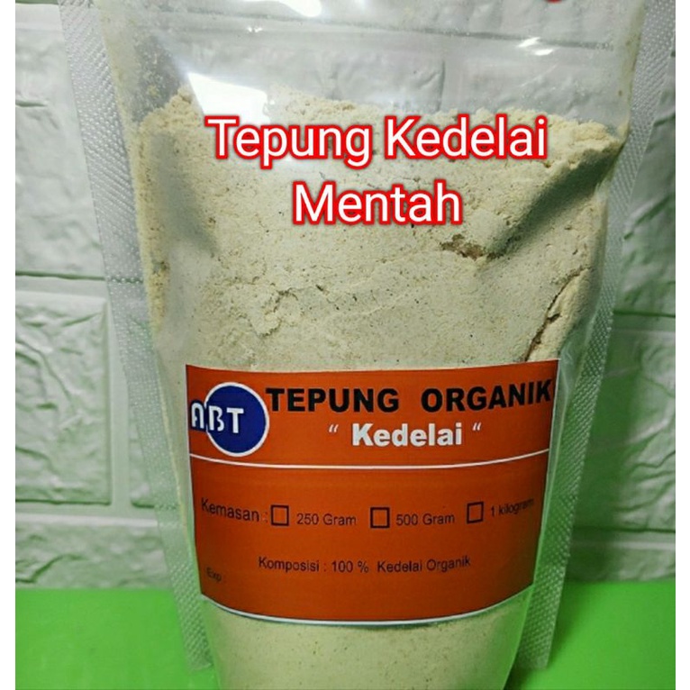 

Tepung / bubuk Kedelai (mentah)Murni tanpa campuran kemasan 1 kg