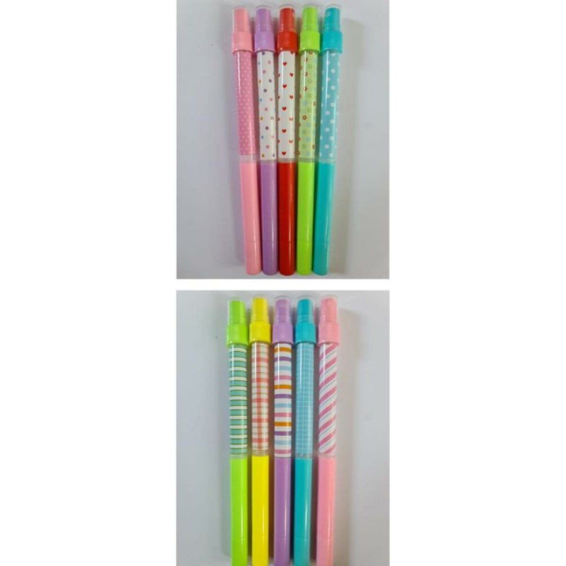 (12pcs) Pen hand sanitizer/pen 3in1/pen semprot/pen spray/bolpen-Tipe D