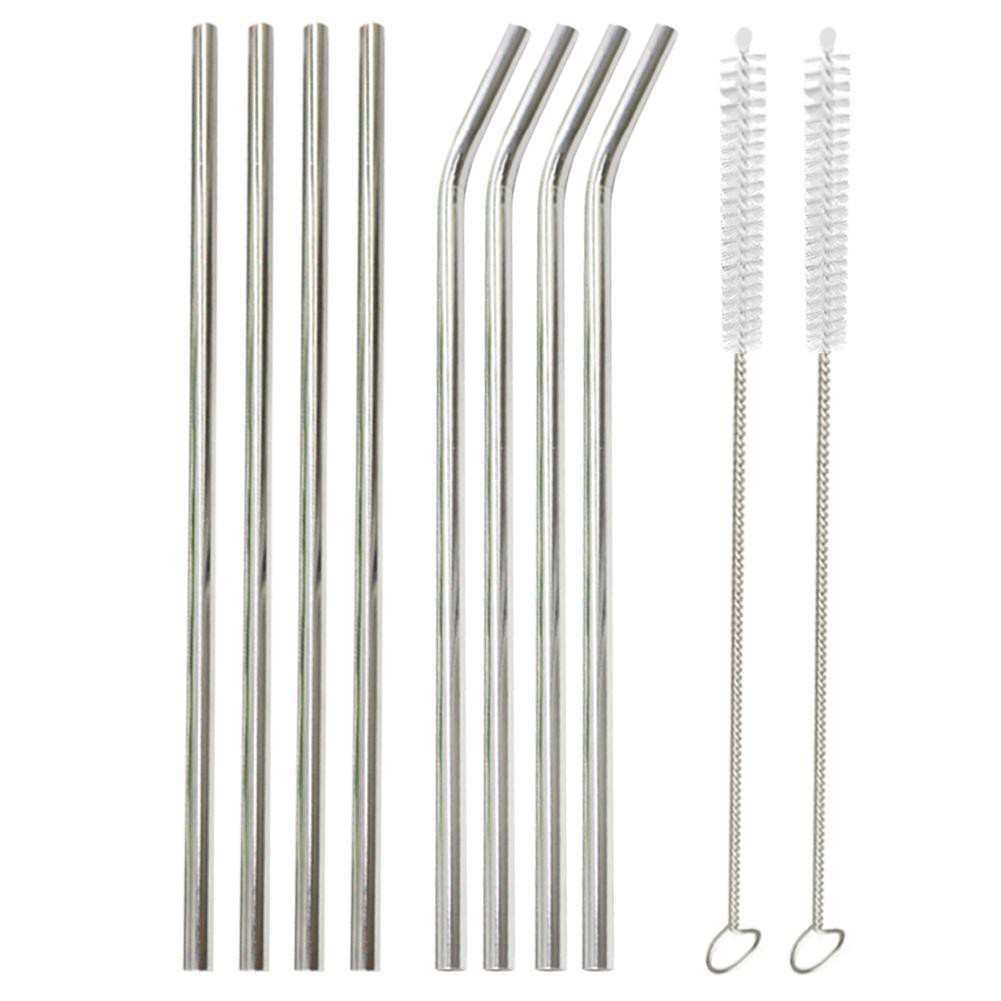 IN STOCK COD 8Pcs Sedotan Minuman Bahan Stainless Steel IN STOCK COD 8Pcs Sedotan Minuman Bahan Stainless Steel