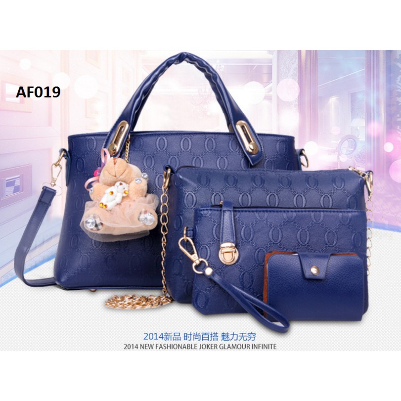 Tas Import Berkwalitas , Tas Wanita Tas Kerja TAS ZARA pesta 019 BIRU Diskon