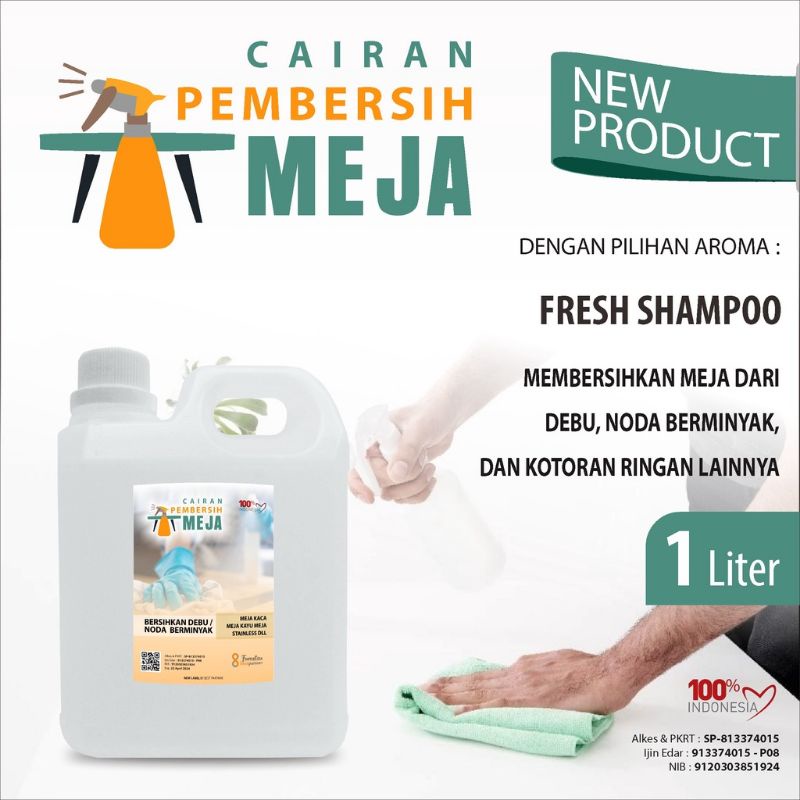 Cairan pembersih meja antiseptic aneka aroma segar kemasan jurigen 1 liter