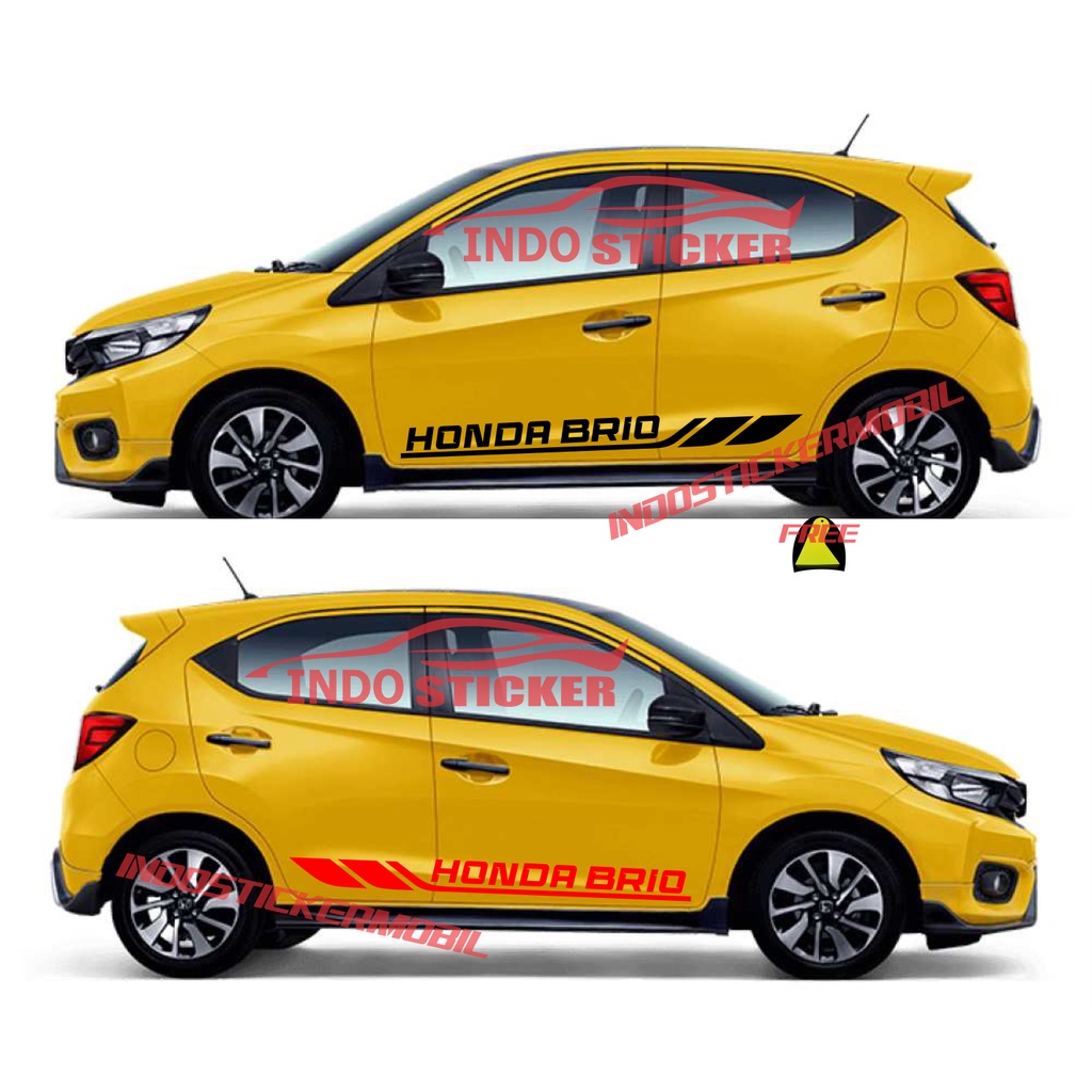 STICKER HONDA BRIO STIKER LSIT MOBIL SPORT RACING HONDA ALL NEW BRIO SATYA