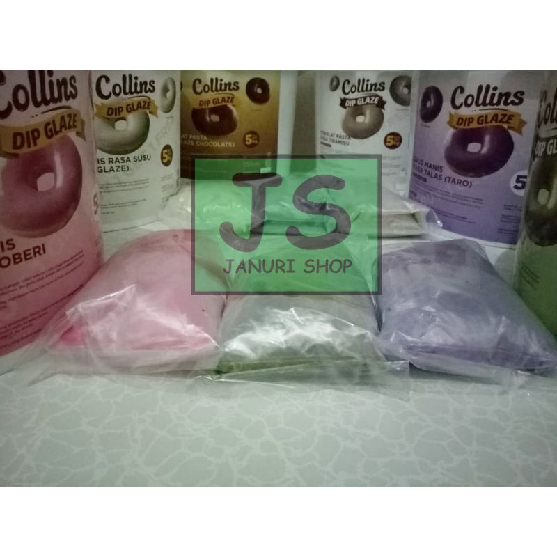 

colins dip glaze 1 kg mix 4 rasa