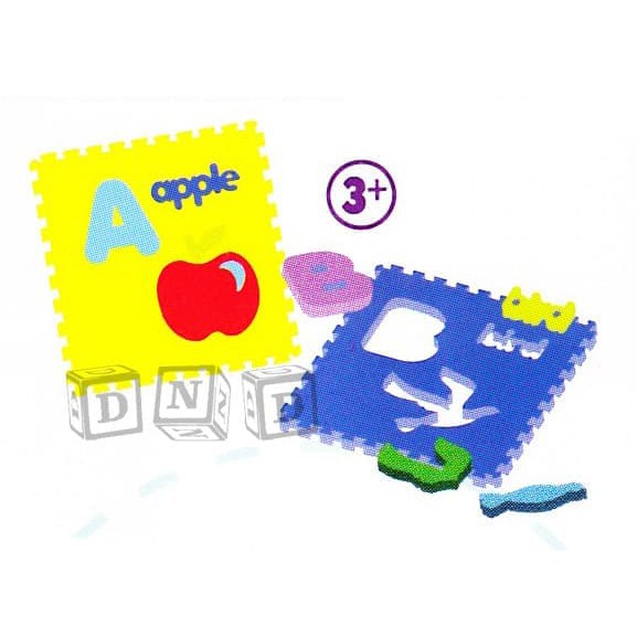 Matras Puzzle Evamat / Karpet / Alat Lantai - Huruf Abjad Gambar Murah