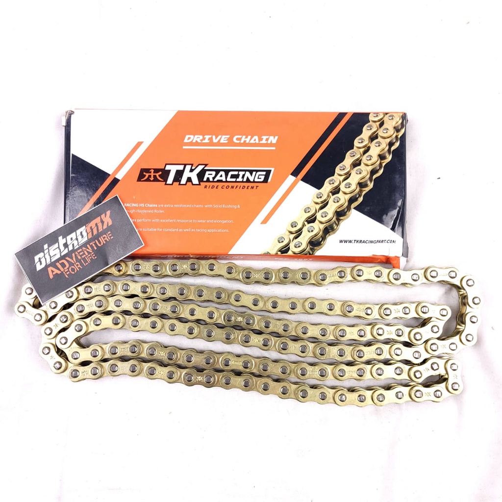 RANTAI TK 428 H - 140 L O RING Rantai TK O-Ring 428 HPO - 130L/140L Gold TK RACING