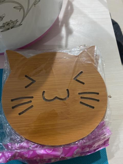 Tatakan Piring, Panci Bahan Kayu Anti Panas (besar)