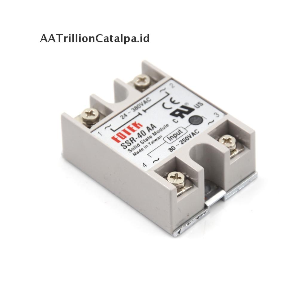 Relay solid state SSR-40AA-H 40A actually 80-250V AC TO 90-480V AC SSR 40A