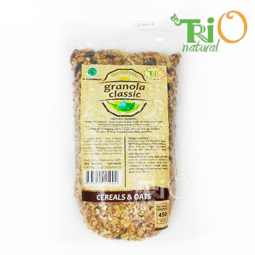 

Trio Natural Granola Classic 450 Gram