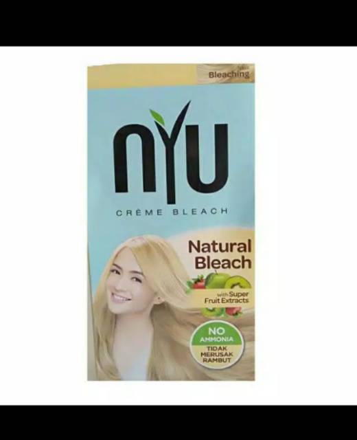 Nyu hair color colour semir rambut natural extracts fruit no amonia