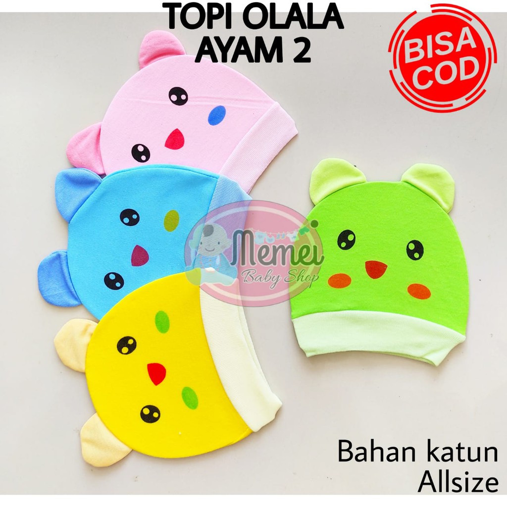 Topi bayi OLALA Kupluk bayi perlengkapan bayi lahir