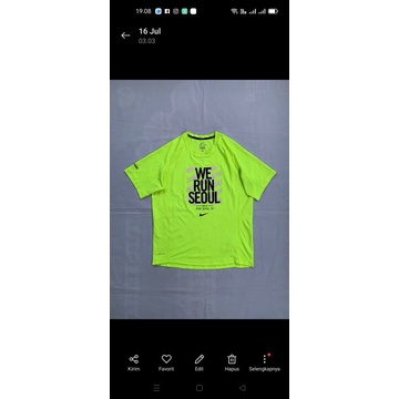 JUAL KAOS NIKE RUNNING SECOND ORIGINAL MURAH