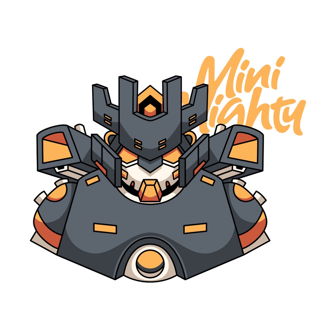 

Chrome Sticker Mecha Squad Lime Green