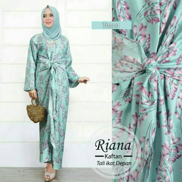 maxi kaftan riana pink 132.000 bahan maxmara mdl ikat depan  fit xl tanpa pasmina