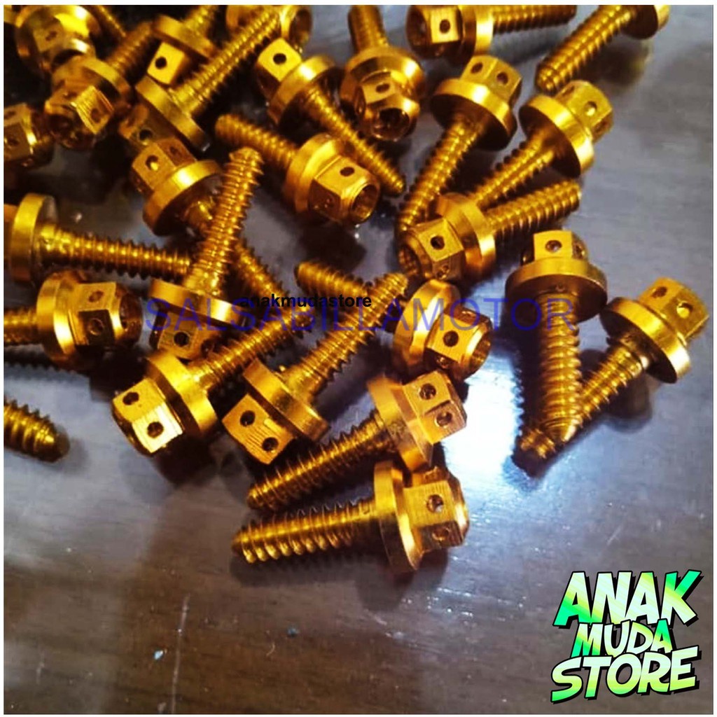 (BP01) Baut Body Motor Mur Scrup Dasbor Probolt Variasi Jual Eceran Beat Supra CBR CB150 Scoopy Fi