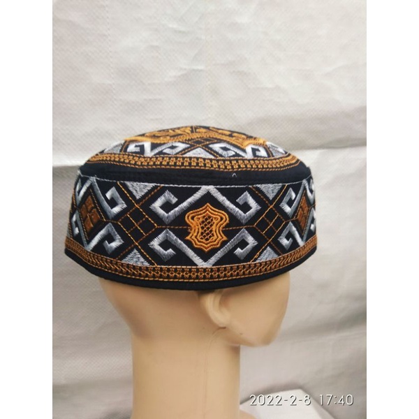 peci Malaysia/kopeah Darkah/peci kopiah motif Terompah/peci Haji