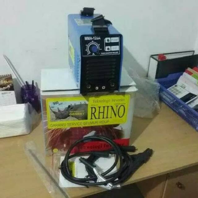 Mesin las rhino 120 trafo las rhino travo las black rhino 120A