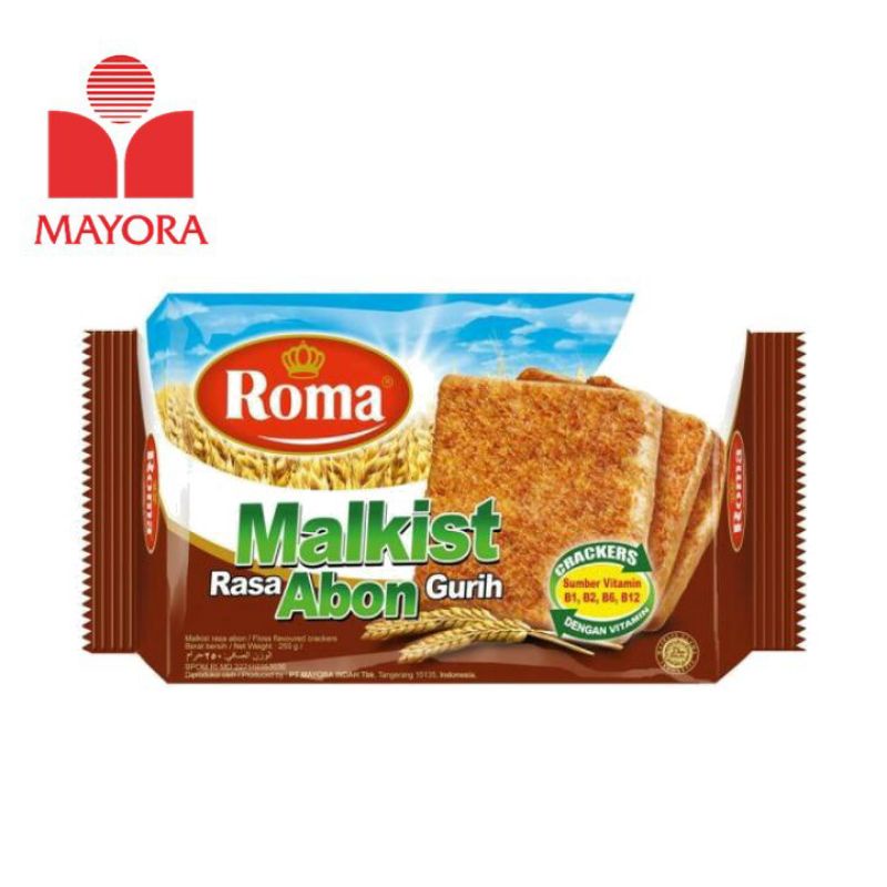 

Roma malkist rasa abon gurih crackers 135gr