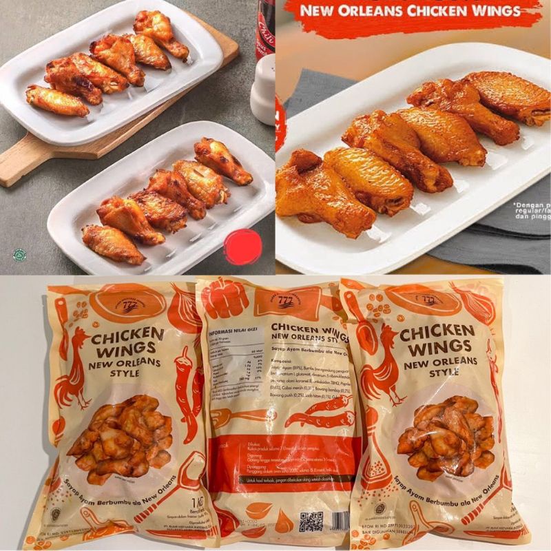 TERMURAH Chicken Wings new orlands 1kg mirip chicken wings Pizzahut