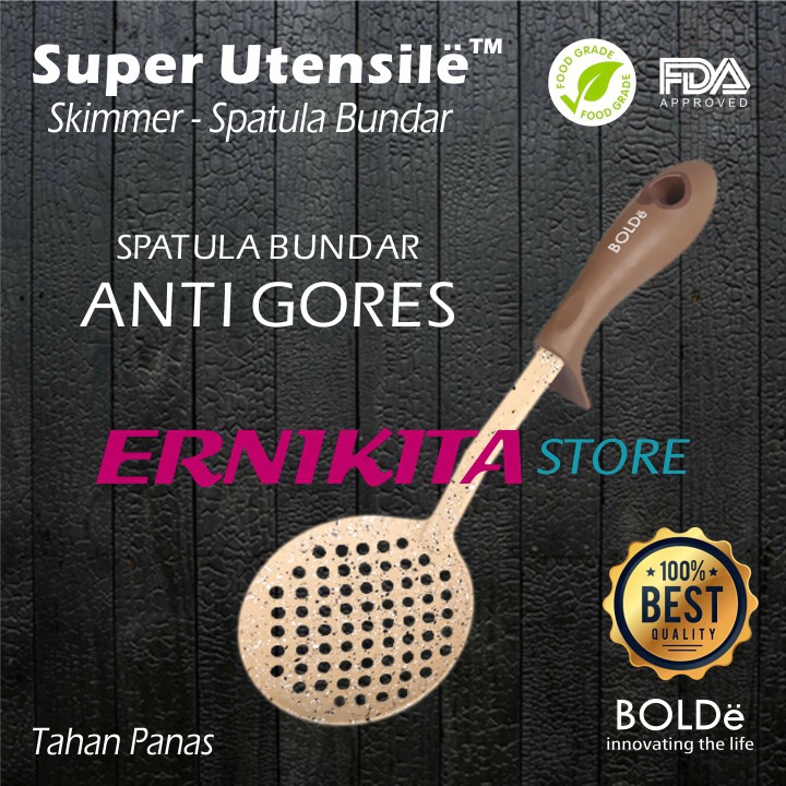 BOLDe SUPER UTENSILE SKIMMER - Sutil Sodet Spatula Bundar Lubang