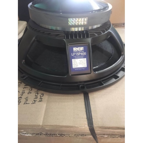 KOMPONEN SPEAKER RCF 15 INCH 15P400 MAGNET BESAR 15P400 GRADE A