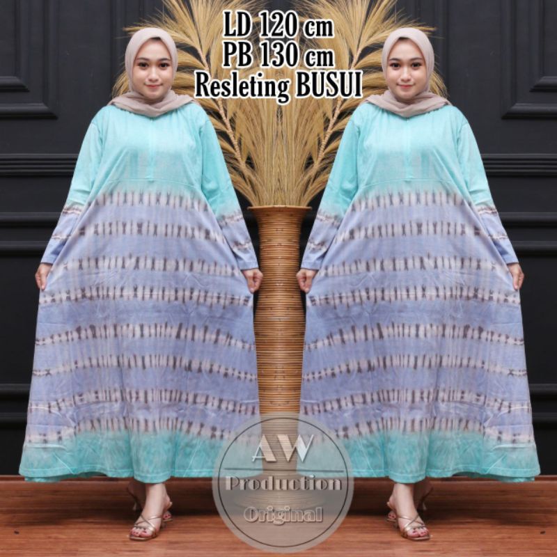 Gamis Kaos Abstrak Terbaru 2021 Busui Resleting Depan Lengan Panjang Bumil Termurah Kekinian