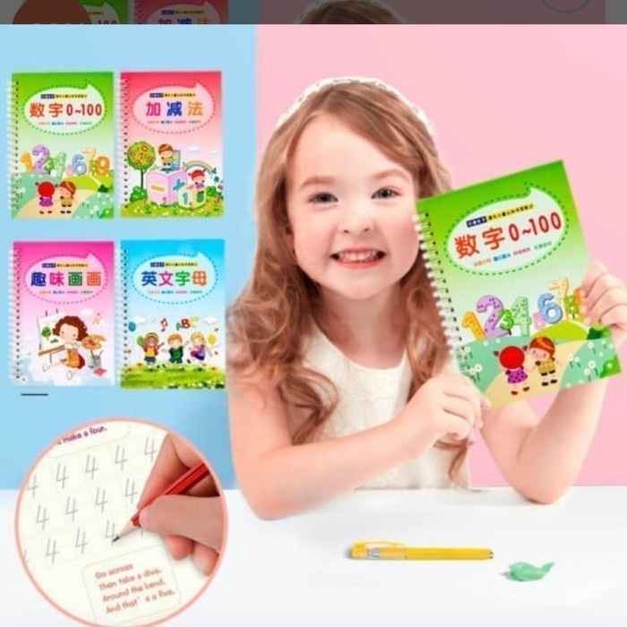 

YES Set Buku Latihan Menulis Kaligrafi Sank Magic /Practice Book Sank