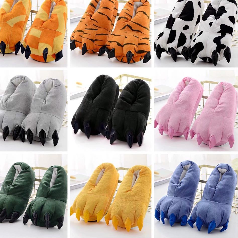 ☼ SEPATU ONESIE SANDAL RUMAH CLAW DINOSAURUS DINO ♜