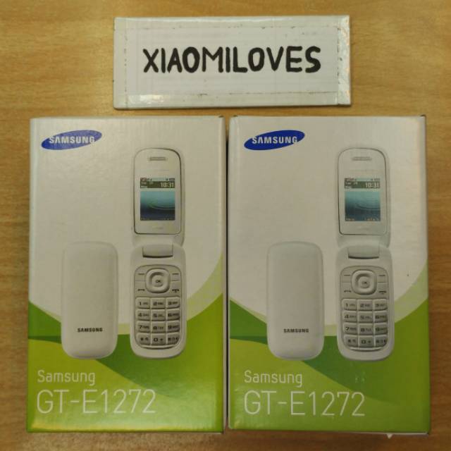 Original Samsung Caramel GT-E1272 Warna Black Hitam White Putih Garansi Resmi Samsung Indonesia