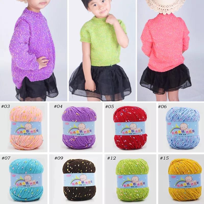 benang rajut knitting baby cotton