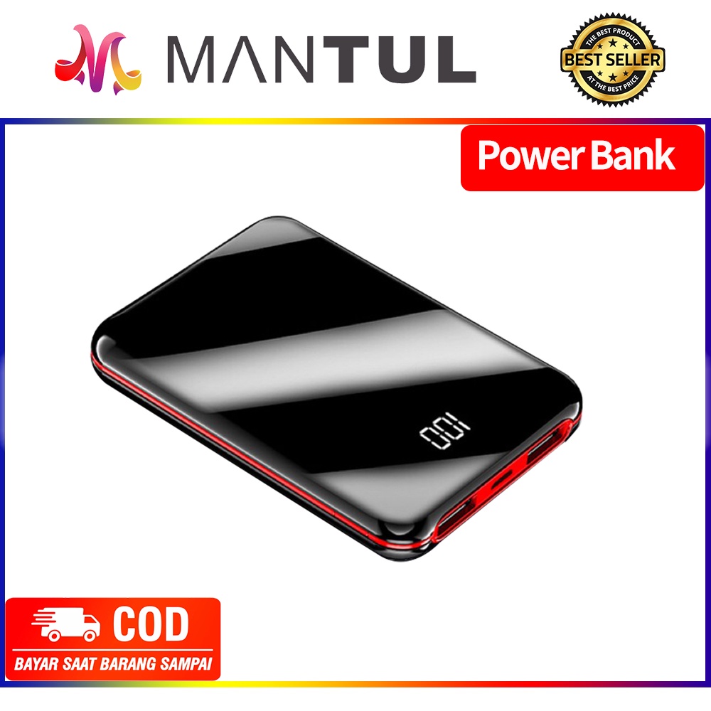 Power bank 10000Mah Mini Tipis Fullkaca
