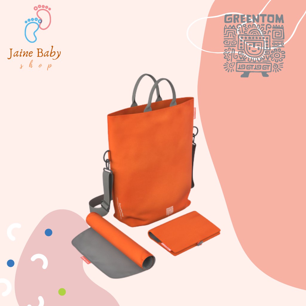 Greentom Diaper Bag Orange