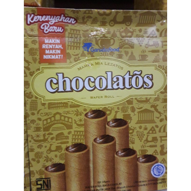 

Chocolatos WAFER ROLL isi 24