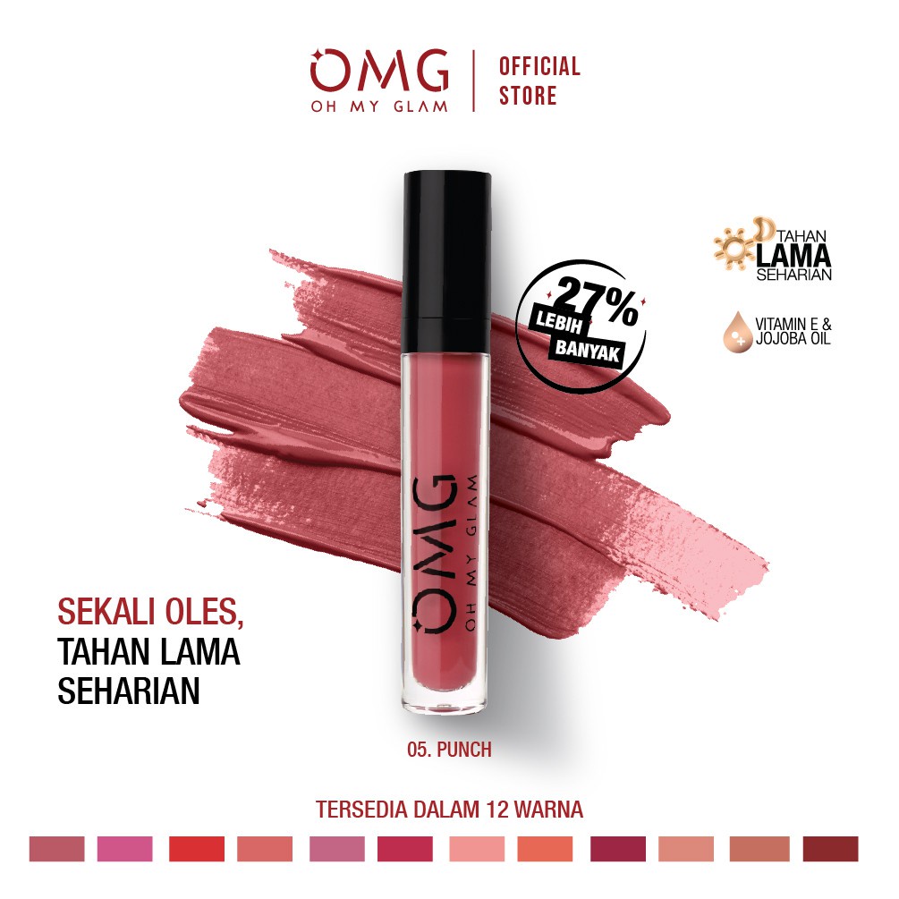 ★ BB ★ OMG OH MY GLAM Matte Kis Lip Cream 3.5 gr