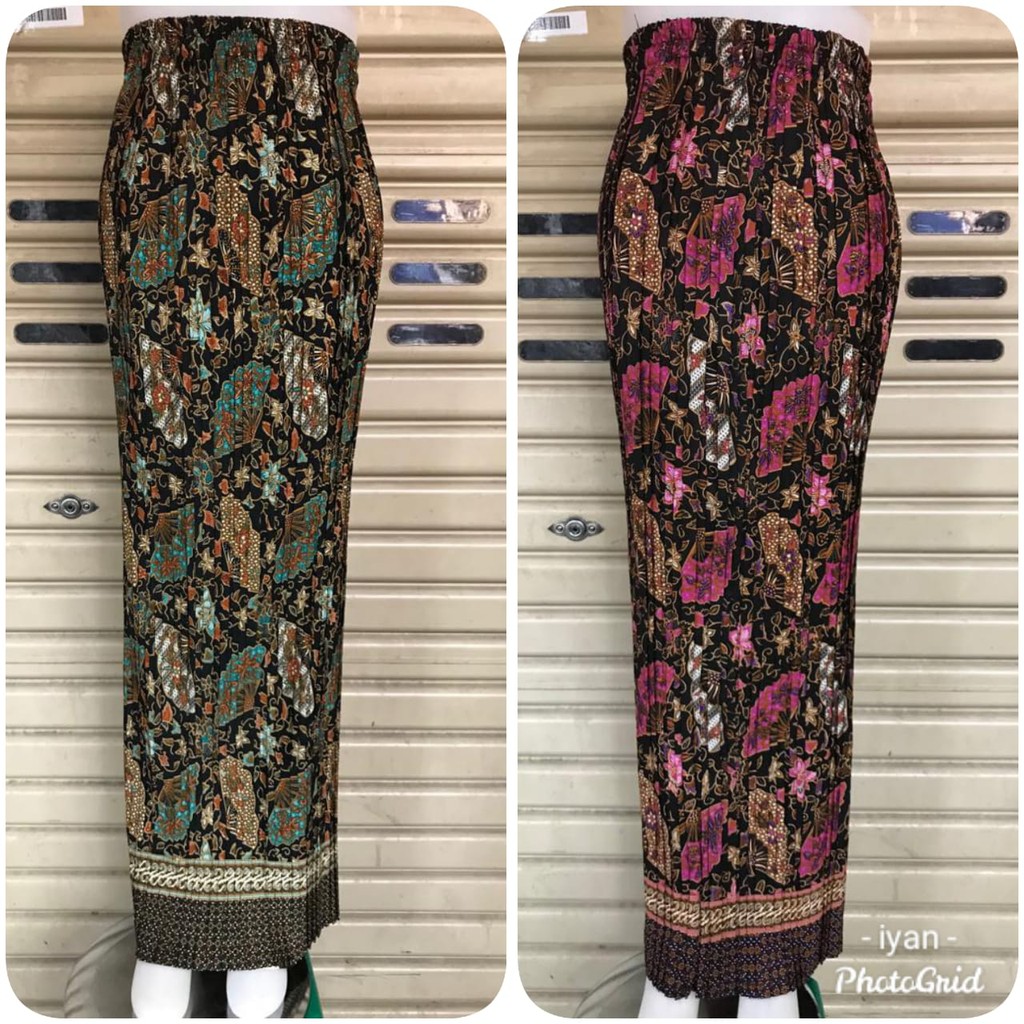 ROK PLISKET JUMBO BATIK / Bawahan kebaya / Rok Batik Jumbo Bahan Sangat tebal