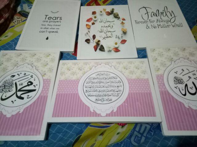 Paket Wall Decor Isi 6