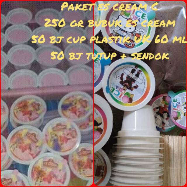 

PAKET ESCREAM lengkap @ 250 gr satu rasa