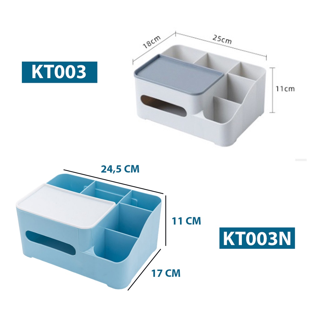 Alfaindo Kotak Tissue Unik Serbaguna Box Storage Plastik Decorative KT003
