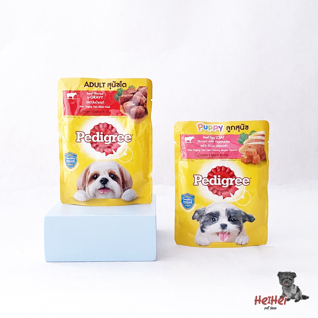 Pedigree Dog Puppy Pouch 80 gr Promo Dog Food Makanan Anjing Basah