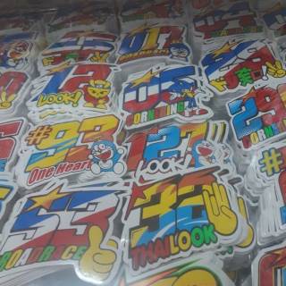 Sticker stiker  motor roade race  thailand  thailock mothai 