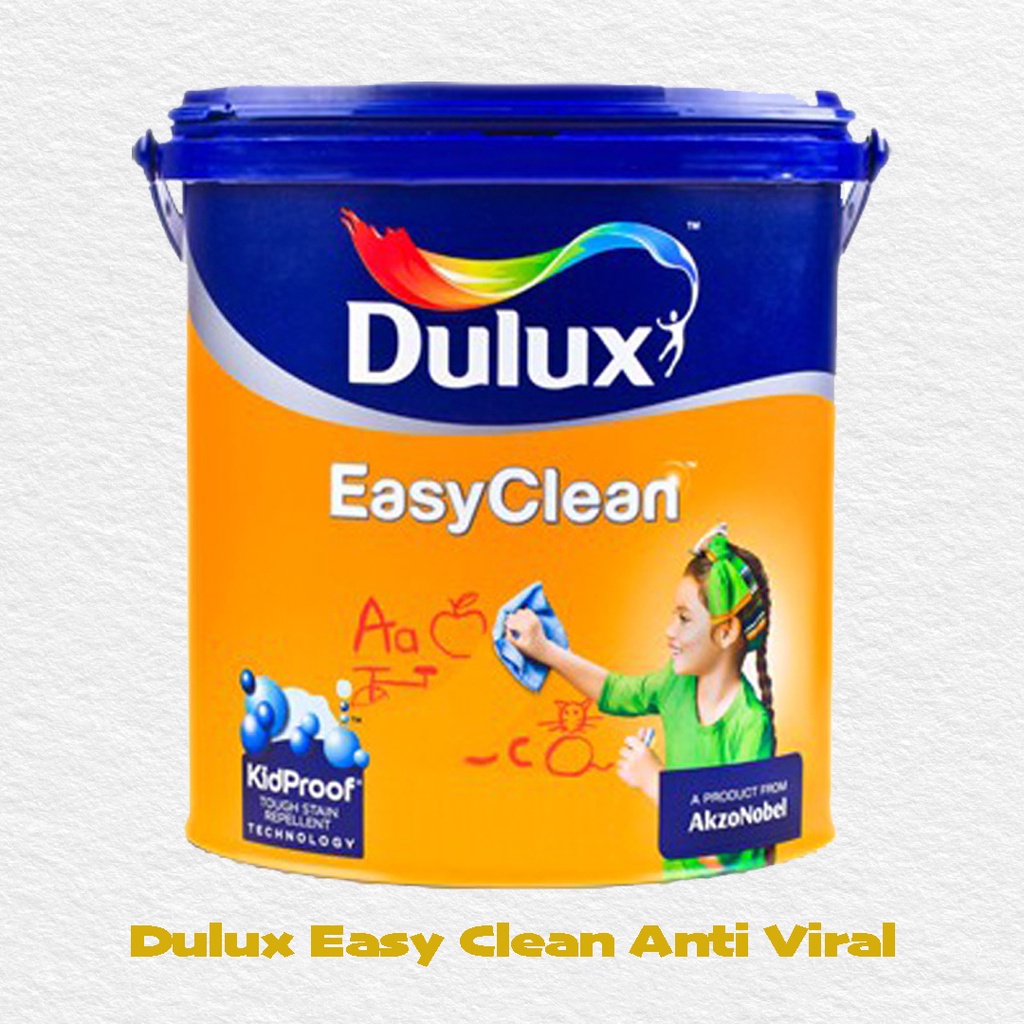 Jual Cat Tembok Dulux Easy Clean Anti Viral Aqua Blue Liter