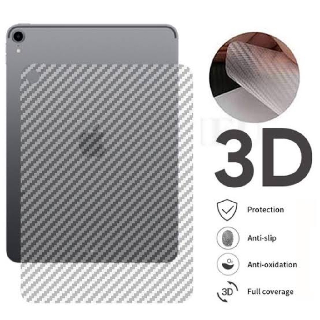 carbon fiber back screen guard antigores BELAKANG IPAD AIR 4 5