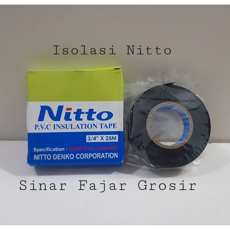 Isolasi Nitto / Isolasi Listrik Nitto / Isolasi Kabel Nitto